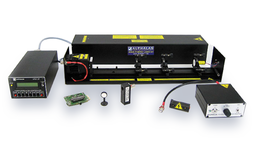 Alphalas调Q激光器实验系统